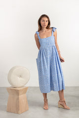 POPPY DRESS - MOROCCAN BLUE